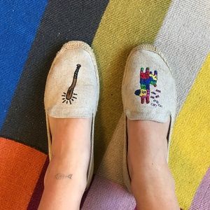 Soludos x Jason Polan Pinata Smoking Espadrille